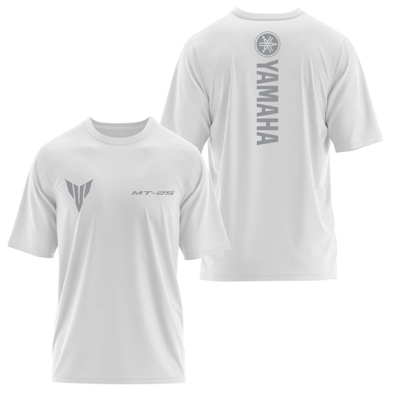 Yamaha MT25 Oversize Tişört S - Beyaz