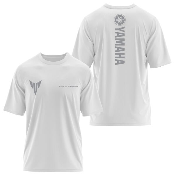 Yamaha MT25 Oversize Tişört S - Beyaz