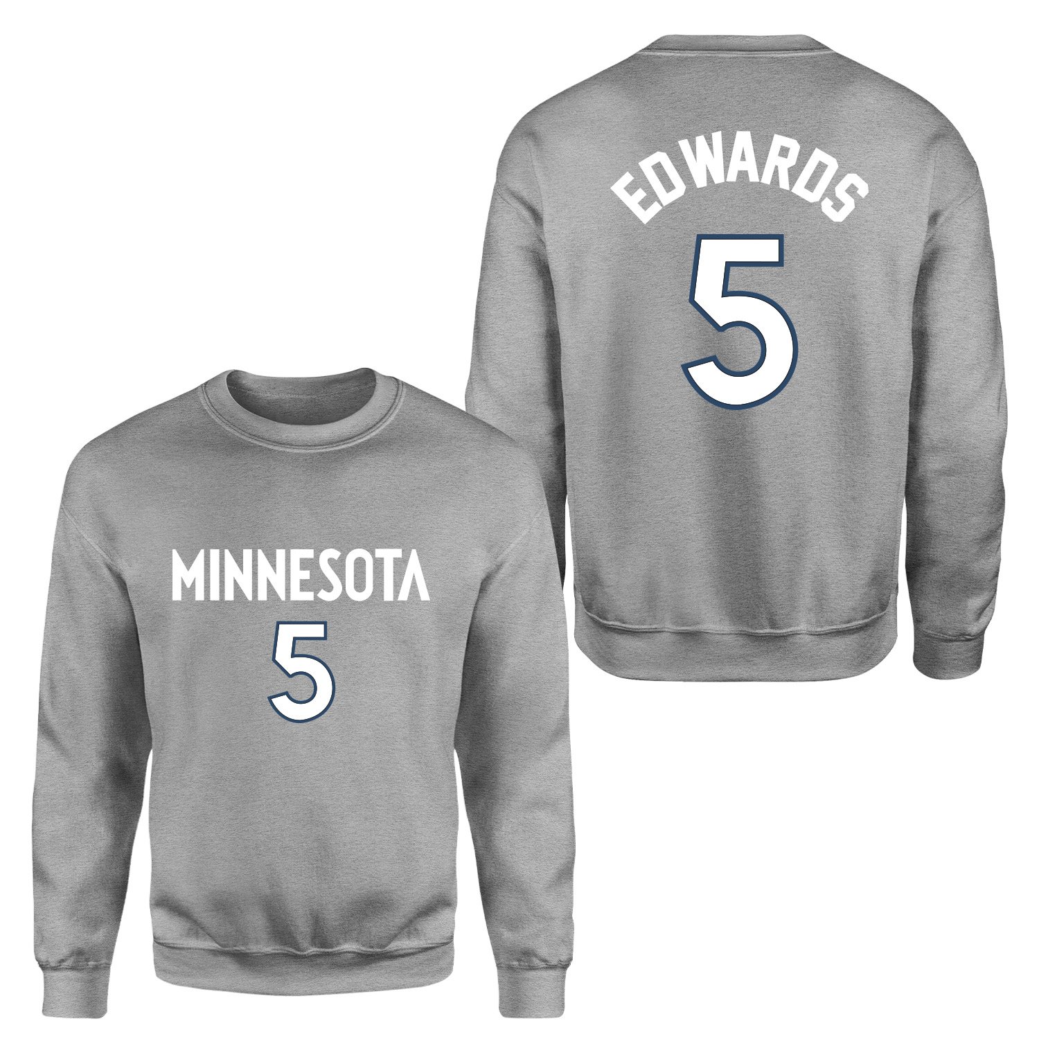 Anthony Edwards Minnesota Jersey Sweatshirt XXL - Gri