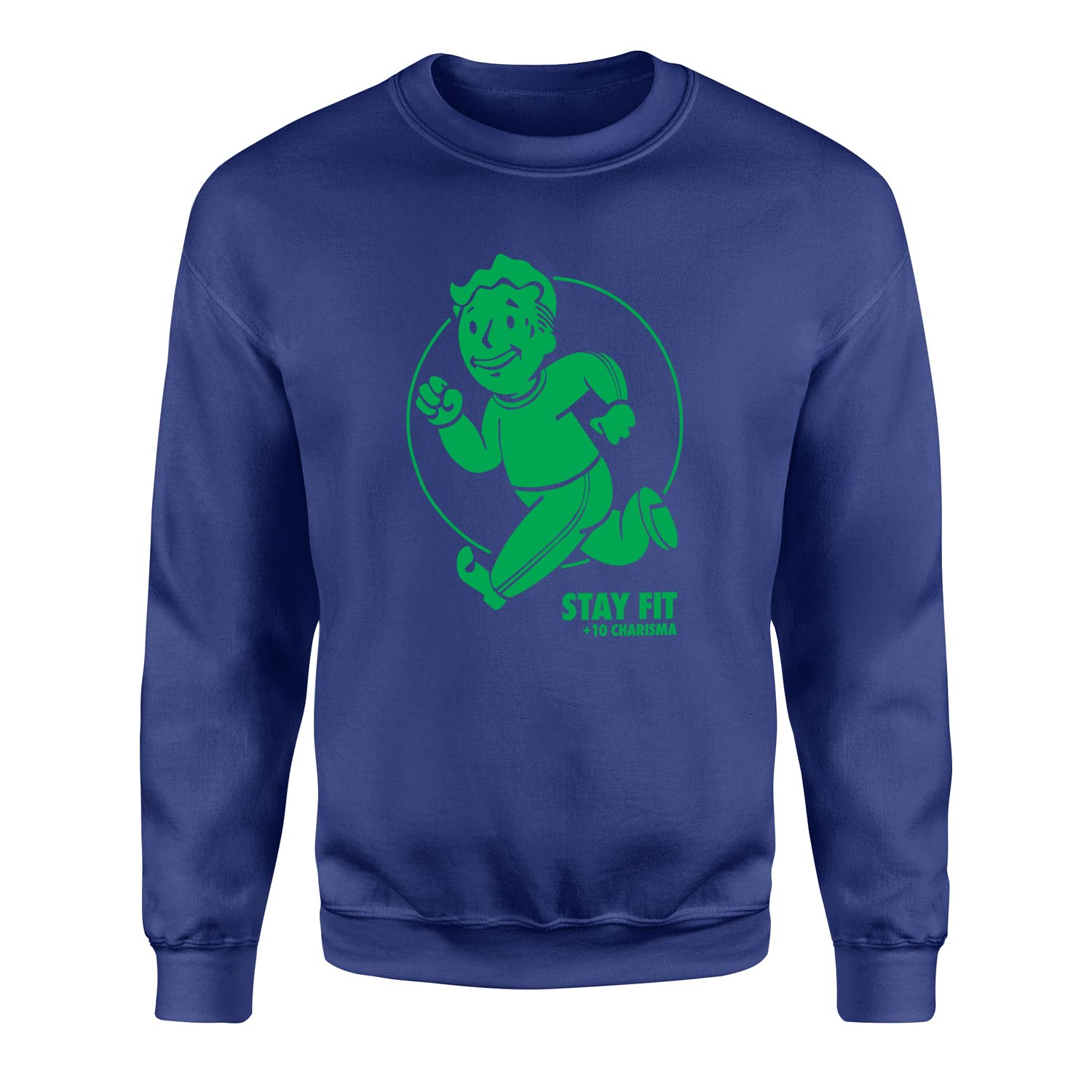 Vault Boy Stay Fit Sweatshirt XL - İndigo Mavisi