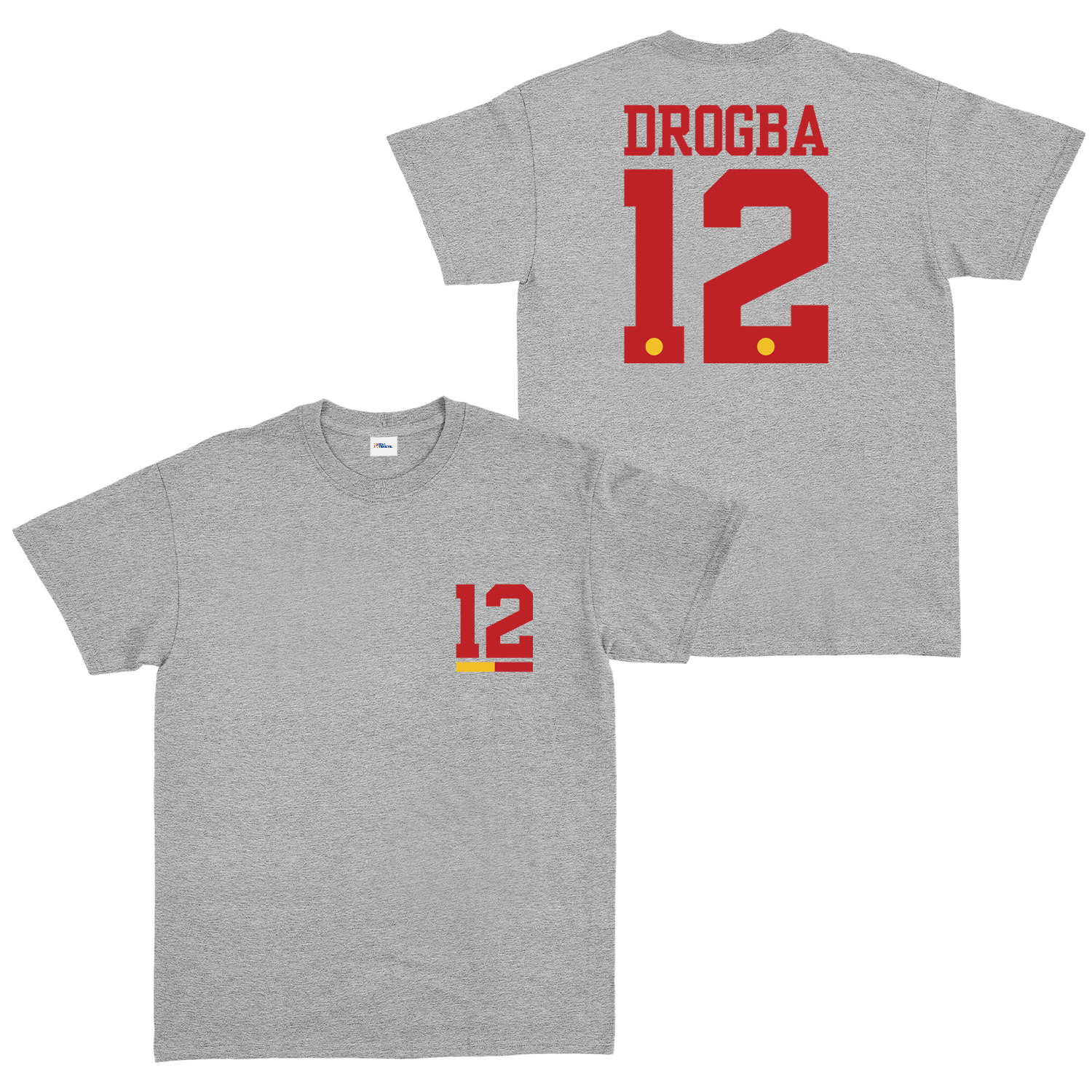 Didier Drogba Forma Tişört XL - Gri