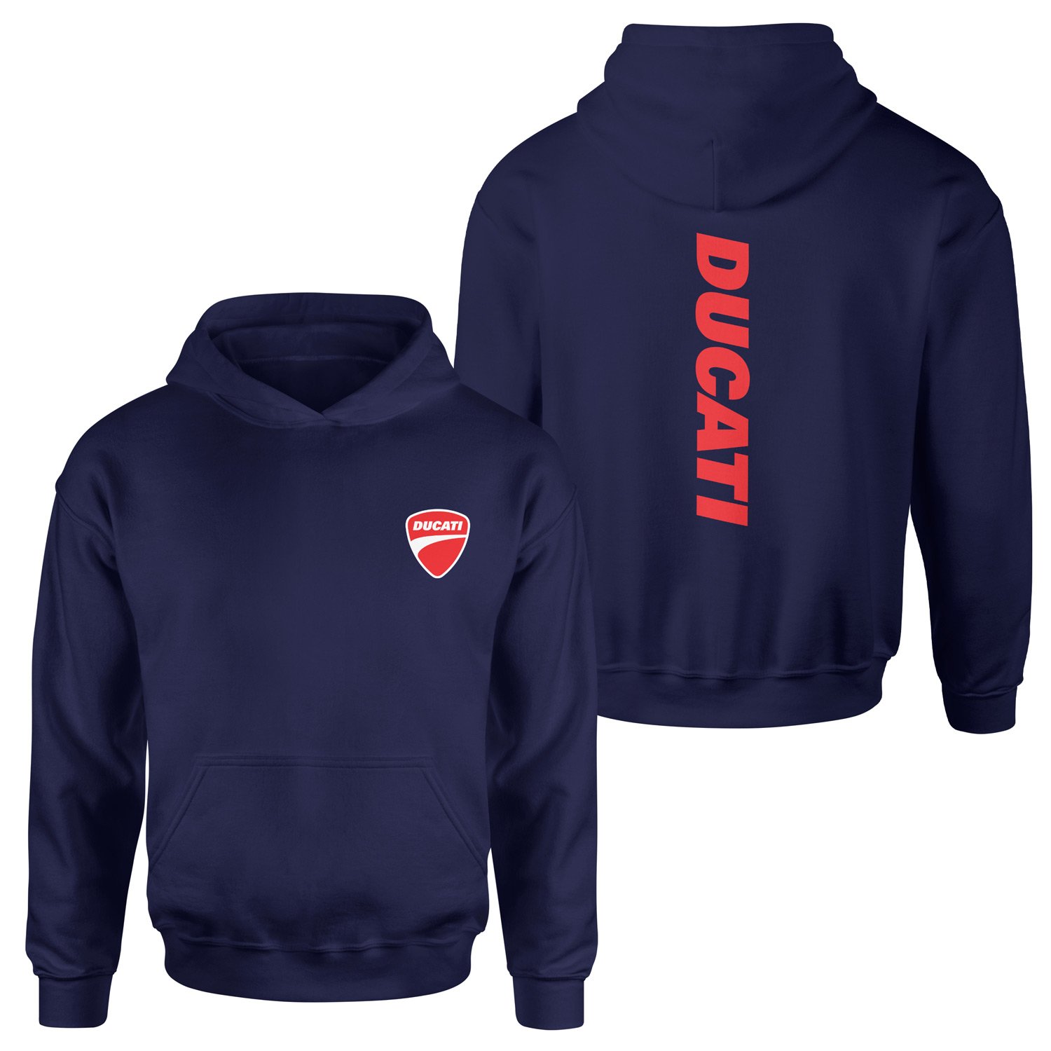 Ducati Basic Racing Hoodie L - İndigo Mavisi