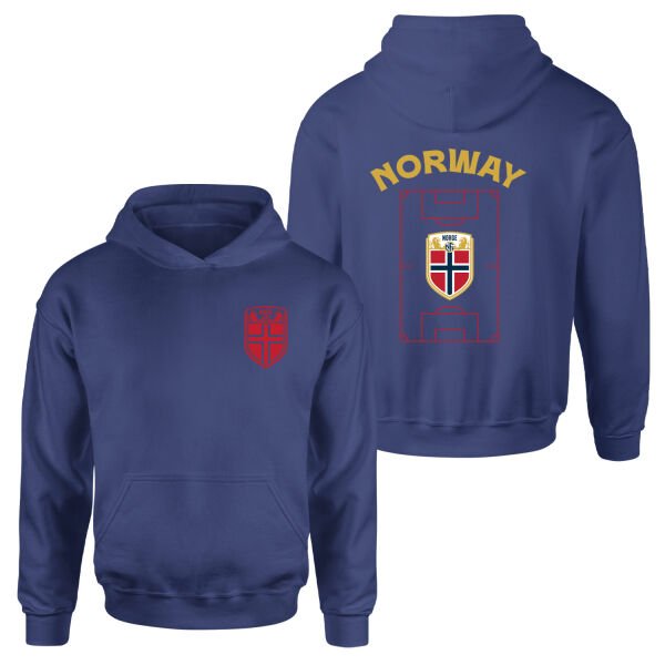 Norveç Dünya Kupası 2026 Hoodie XL - İndigo Mavisi