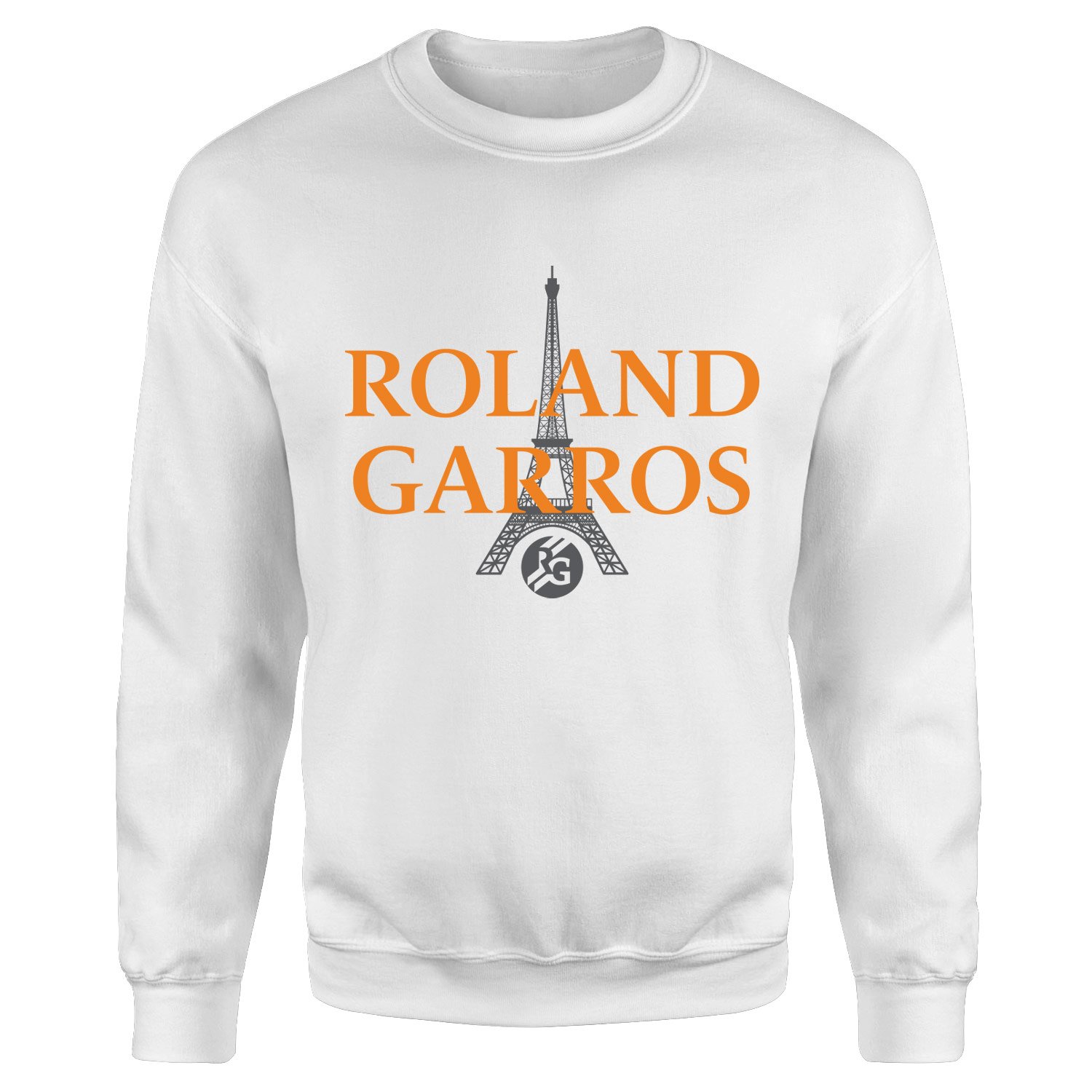 Roland Garros 2026 Casual Sweatshirt XXL - Beyaz