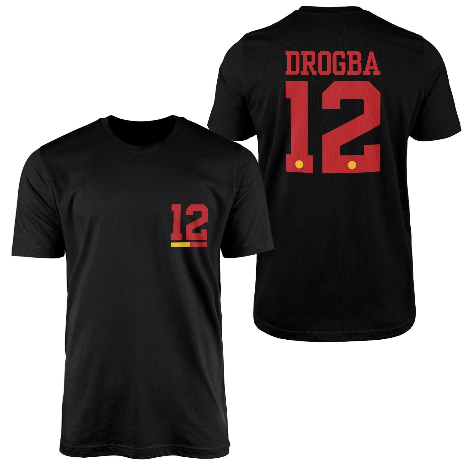 Didier Drogba Forma Tişört XXL - Siyah
