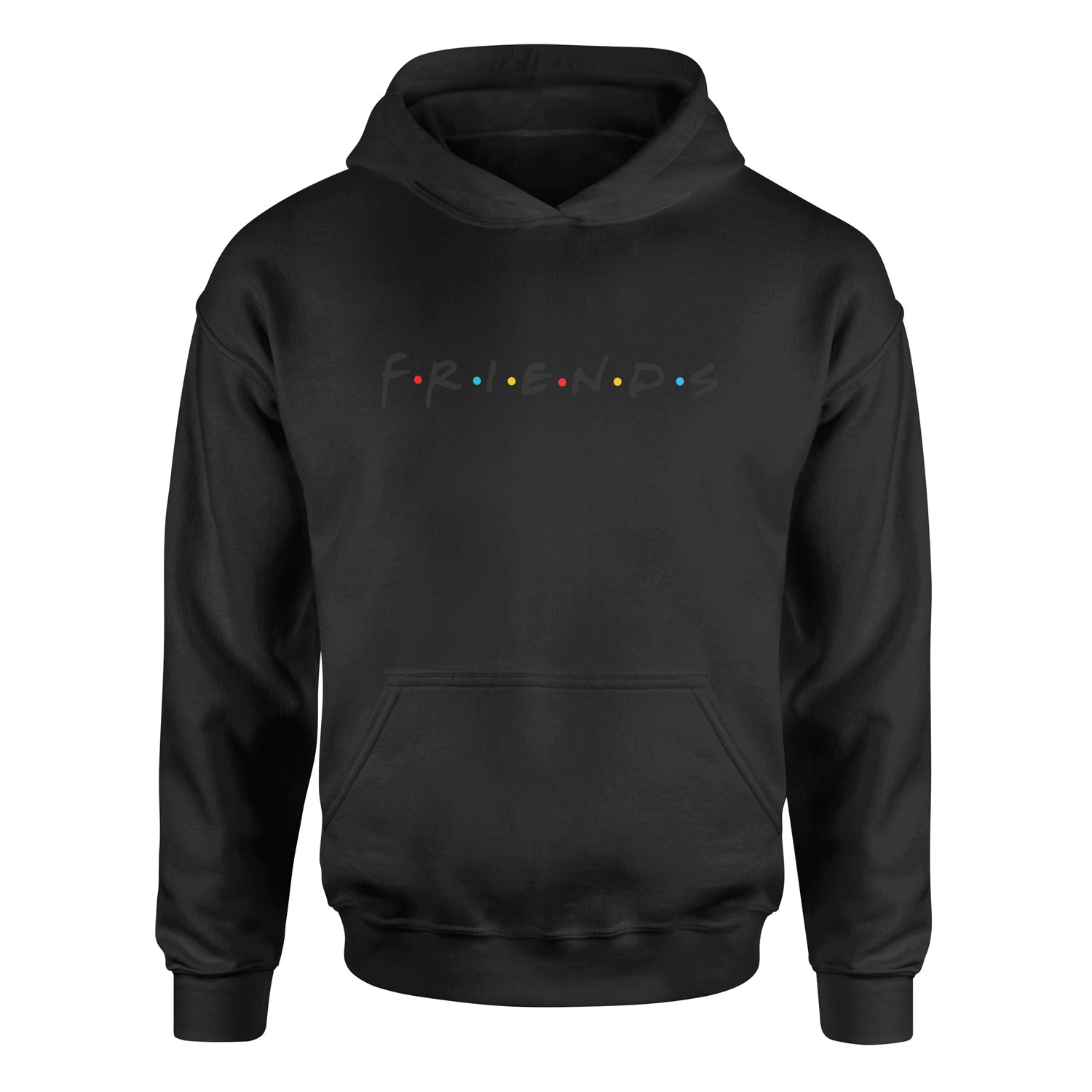 Friends Hoodie L - Siyah