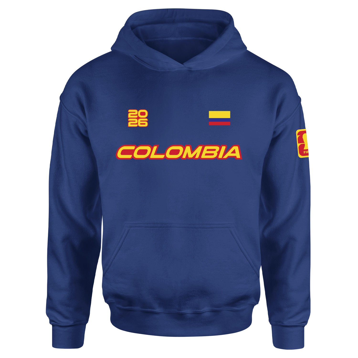 Kolombiya 2026 Hoodie S - İndigo Mavisi