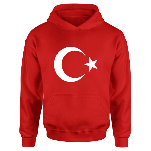 Türkiye Hoodie M - Kırmızı
