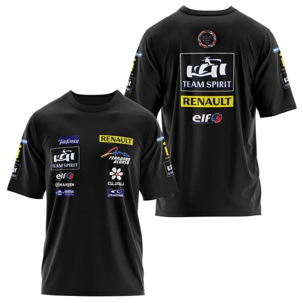 Renault Team Spirit Vintage Teamline Oversize Tişört