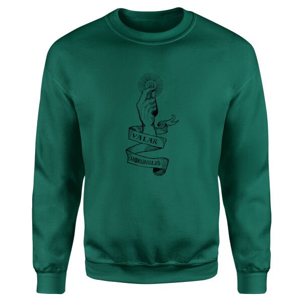 Valar Morghulis Sweatshirt M - Nefti Yeşili