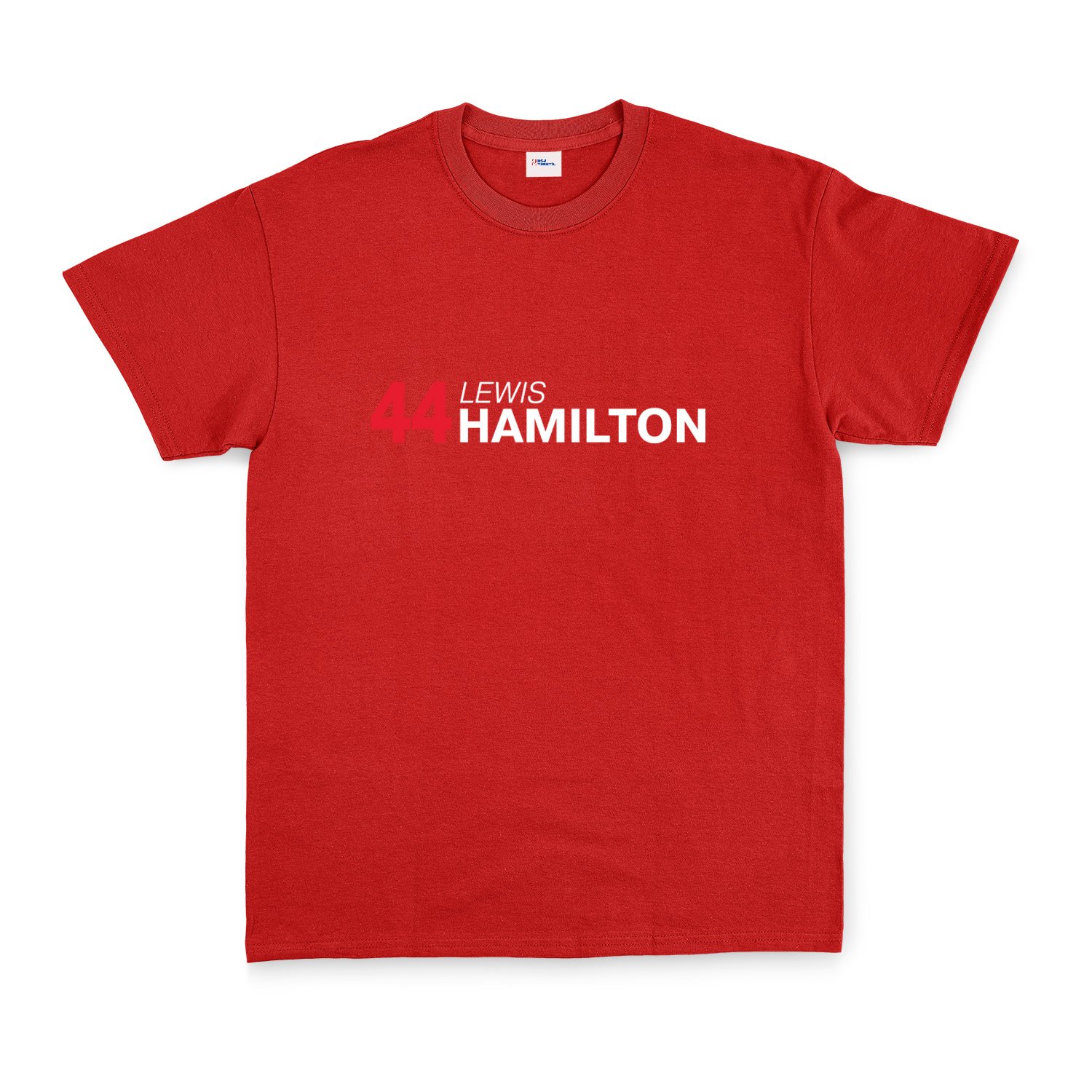 Lewis Hamilton 44 Tişört XXL - Kırmızı