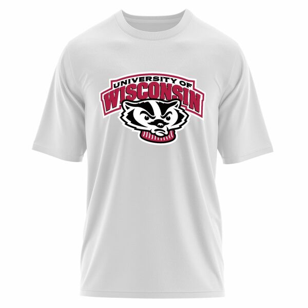 Wisconsin Badgers Oversize Tişört L - Beyaz