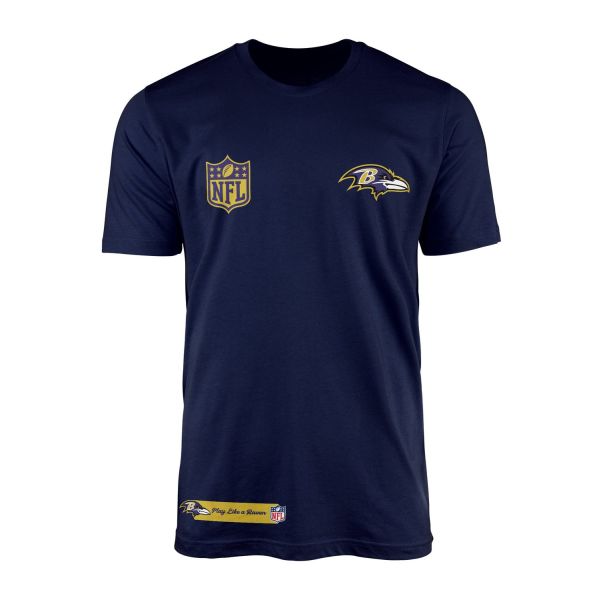 Play Like a Raven Baltimore Ravens MVP Tişört XL - İndigo Mavisi