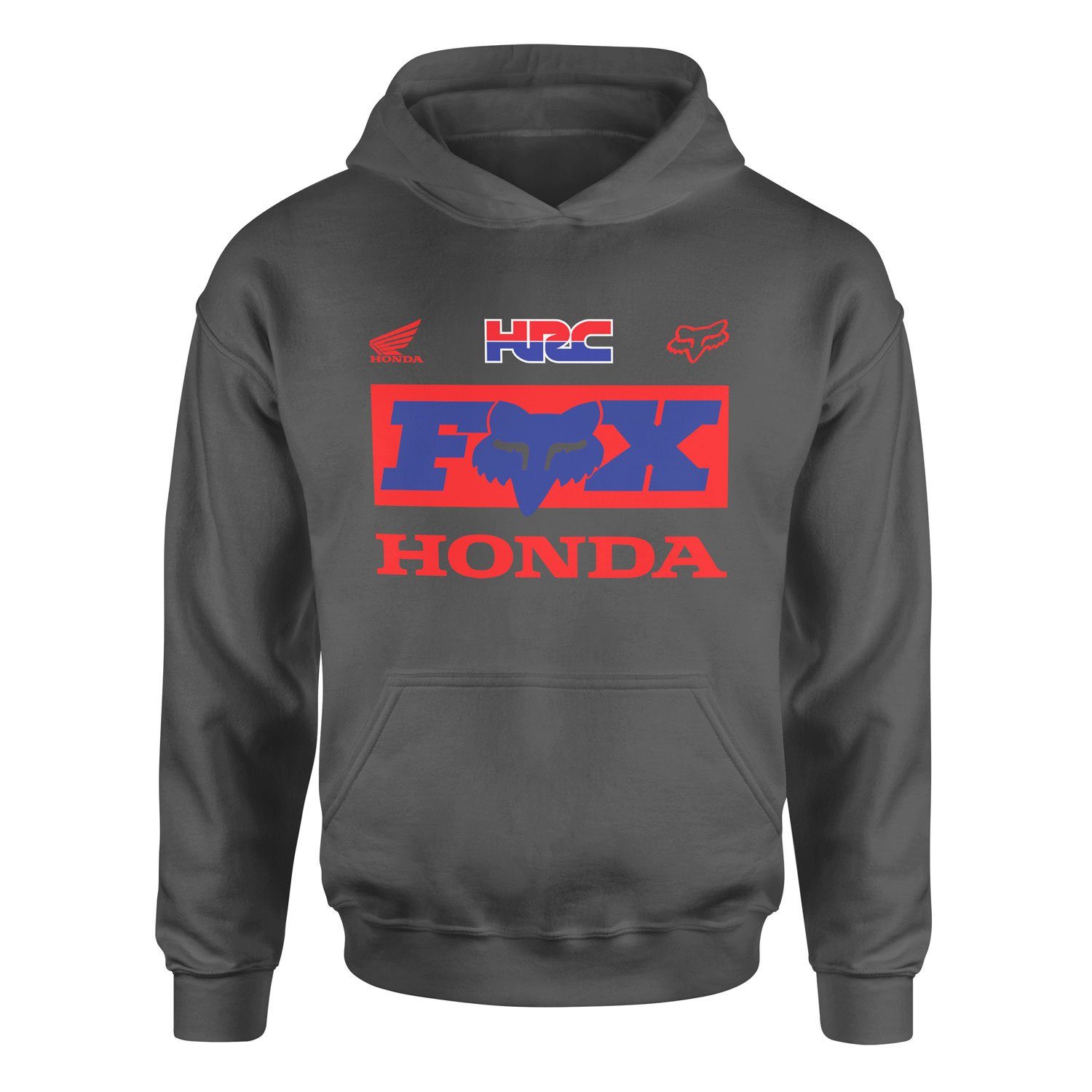 HONDA Racing x Fox Hoodie L - Füme