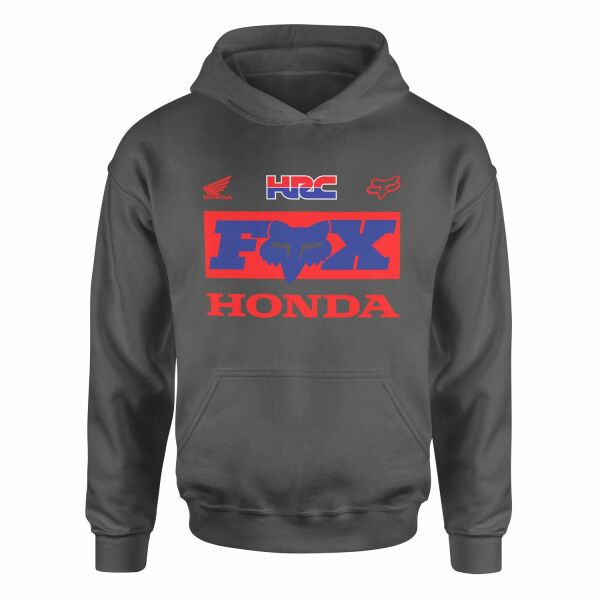 HONDA Racing x Fox Hoodie L - Füme