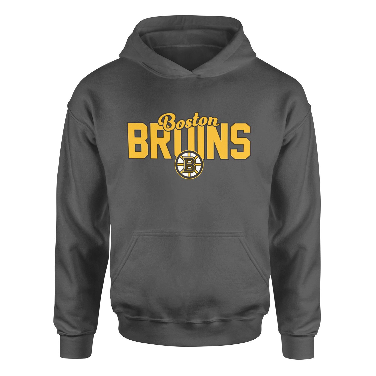 Boston Bruins Hoodie L - Füme
