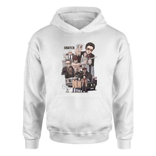 Snatch Movie Hoodie S - Beyaz