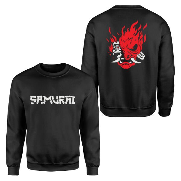 Wake Up, Samurai | CYBERPUNK Sweatshirt M - Siyah
