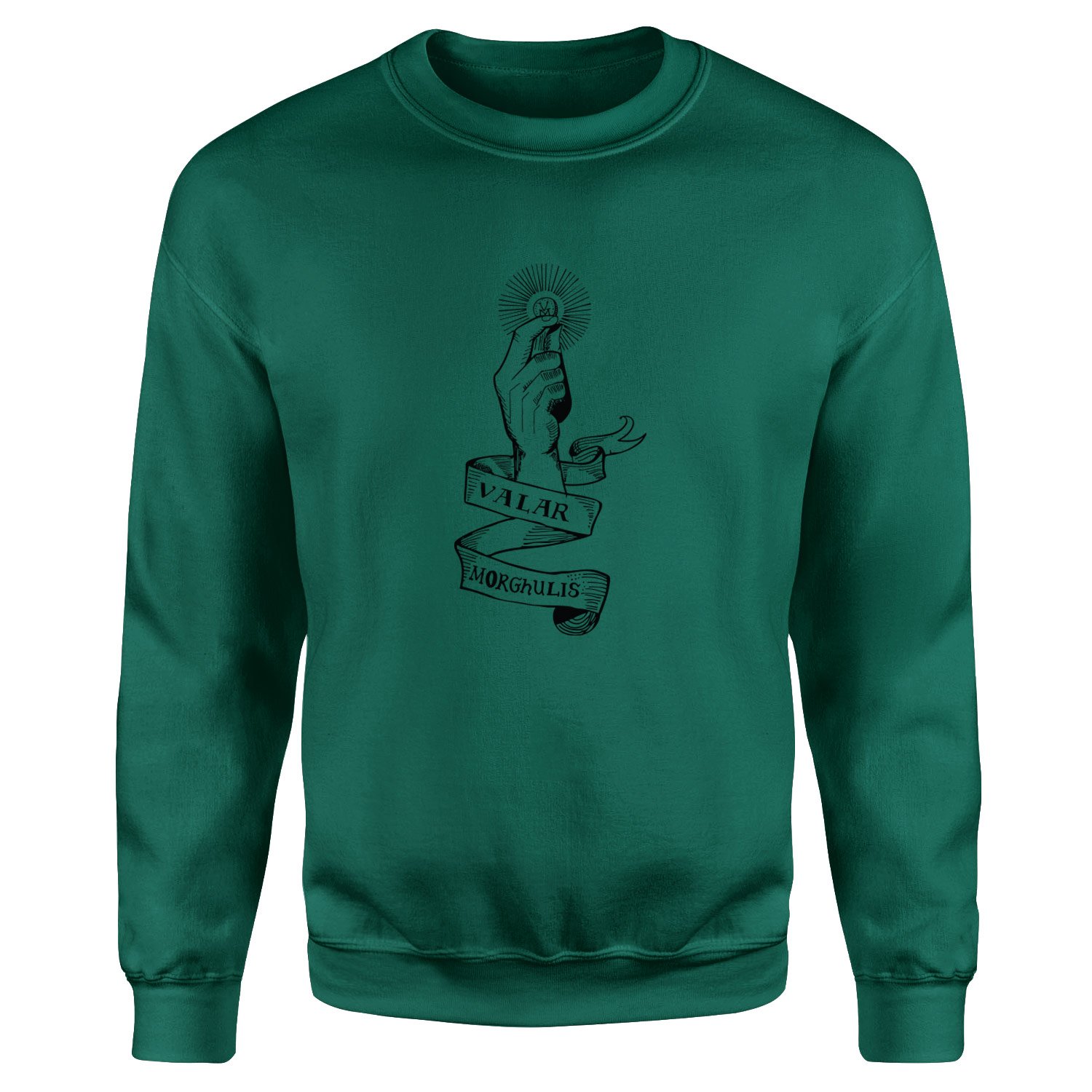 Valar Morghulis Sweatshirt XL - Nefti Yeşili