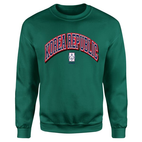 Kore Cumhuriyeti 2026 Varsity Sweatshirt L - Nefti Yeşili