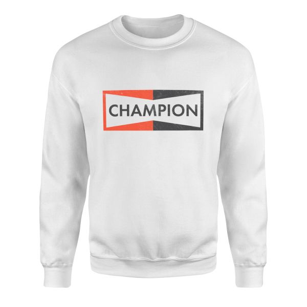 Champion Brad Pitt Sweatshirt XL - Beyaz