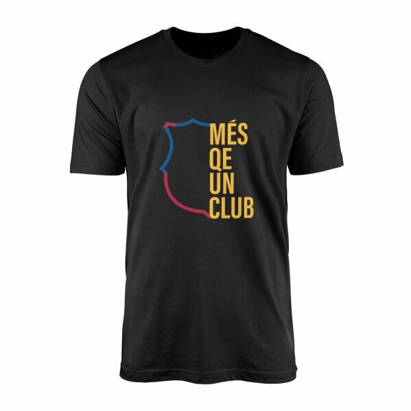 Més que un Club | FC Barcelona Tişört M - Siyah