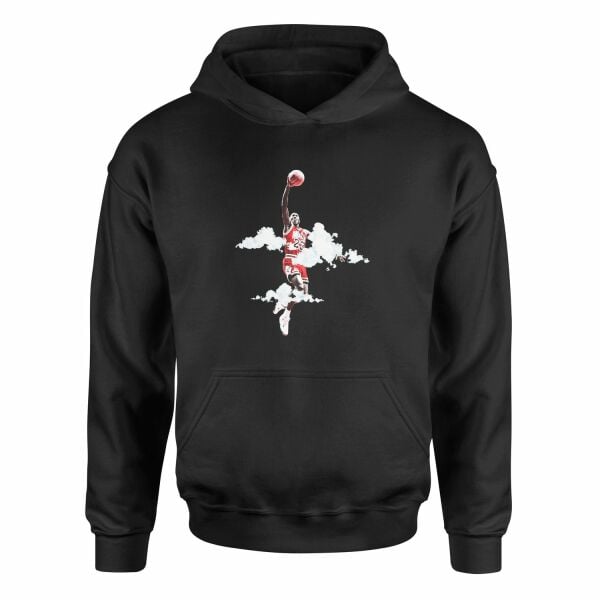 His Airness Hoodie M - Siyah