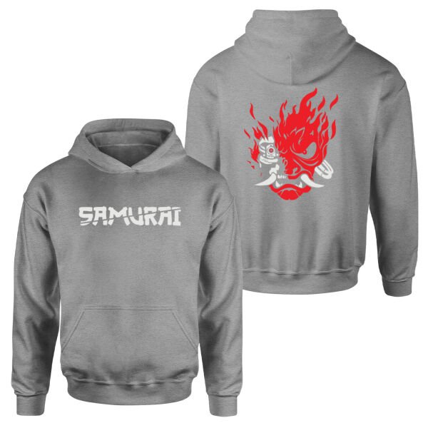 Wake Up, Samurai | CYBERPUNK Hoodie XXL - Gri