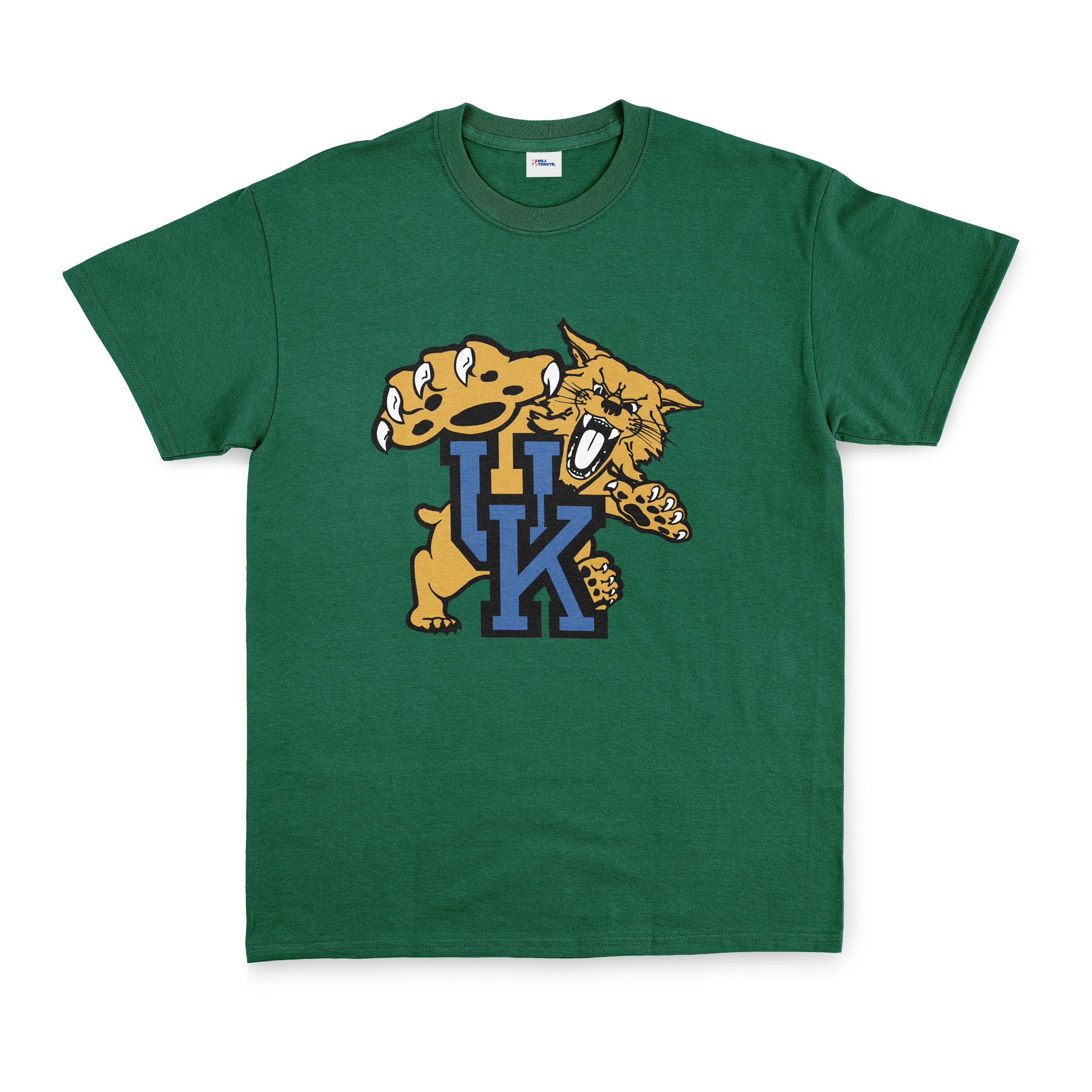 Kentucky Wildcats Tişört M - Nefti Yeşili