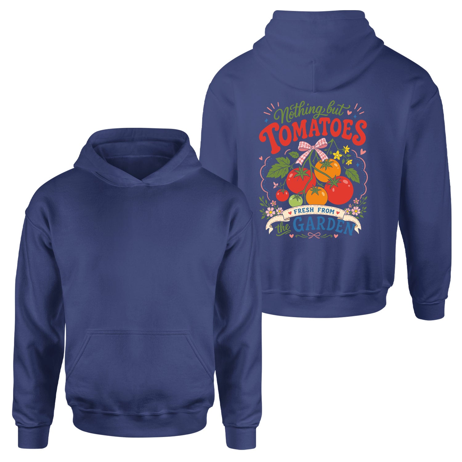 Fresh Tomatoes Hoodie L - İndigo Mavisi