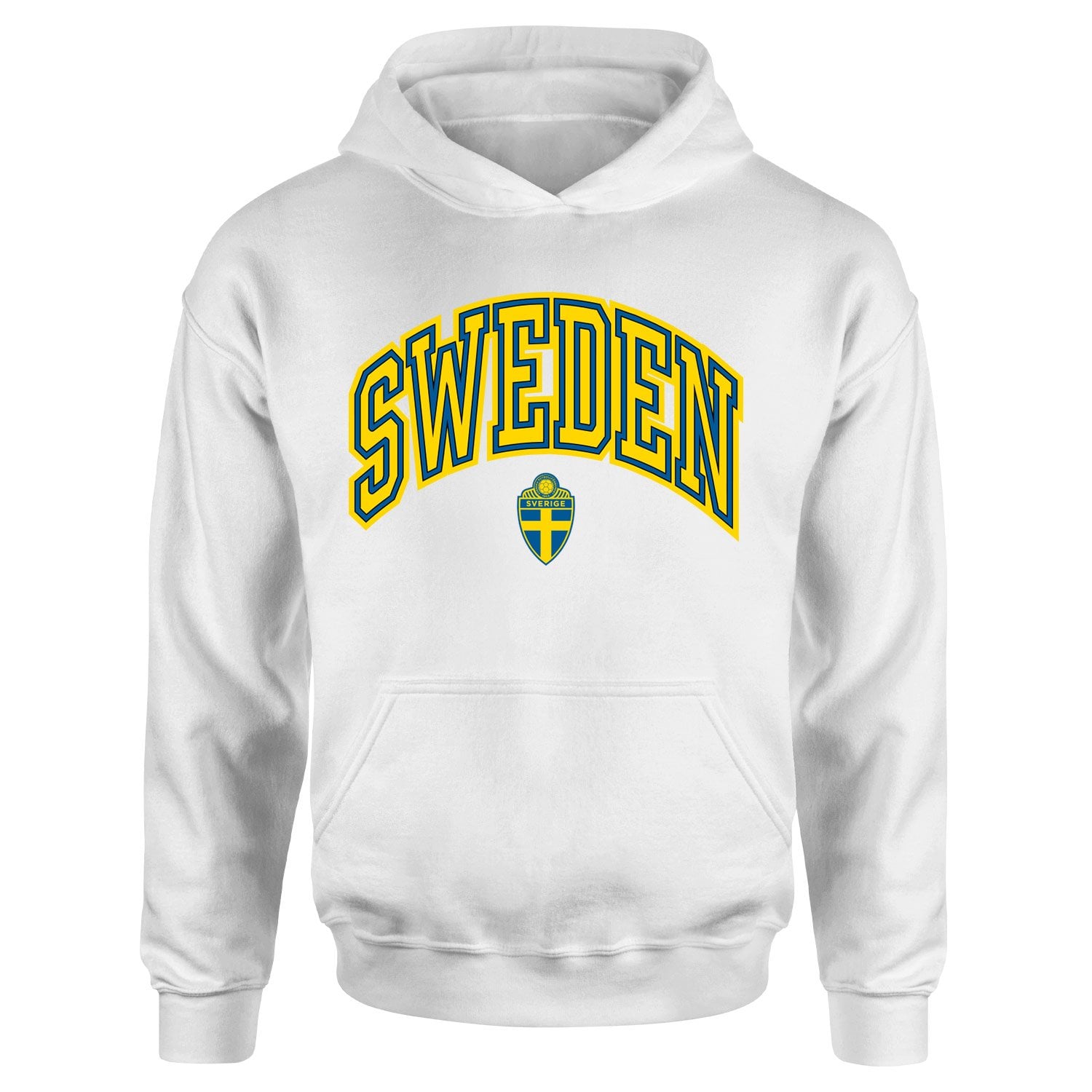 İsveç 2026 Varsity Hoodie XL - Beyaz