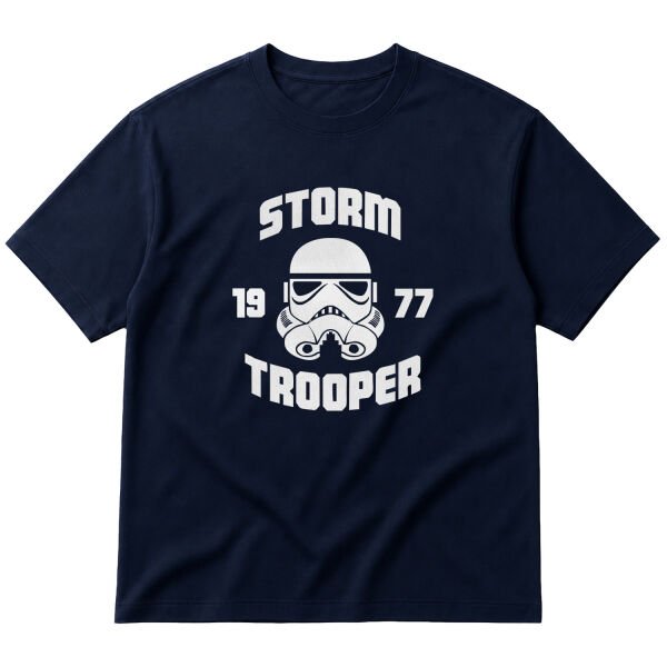 Storm Trooper 1977 Oversize Tişört M - İndigo Mavisi