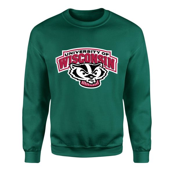 Wisconsin Badgers Sweatshirt L - Nefti Yeşili