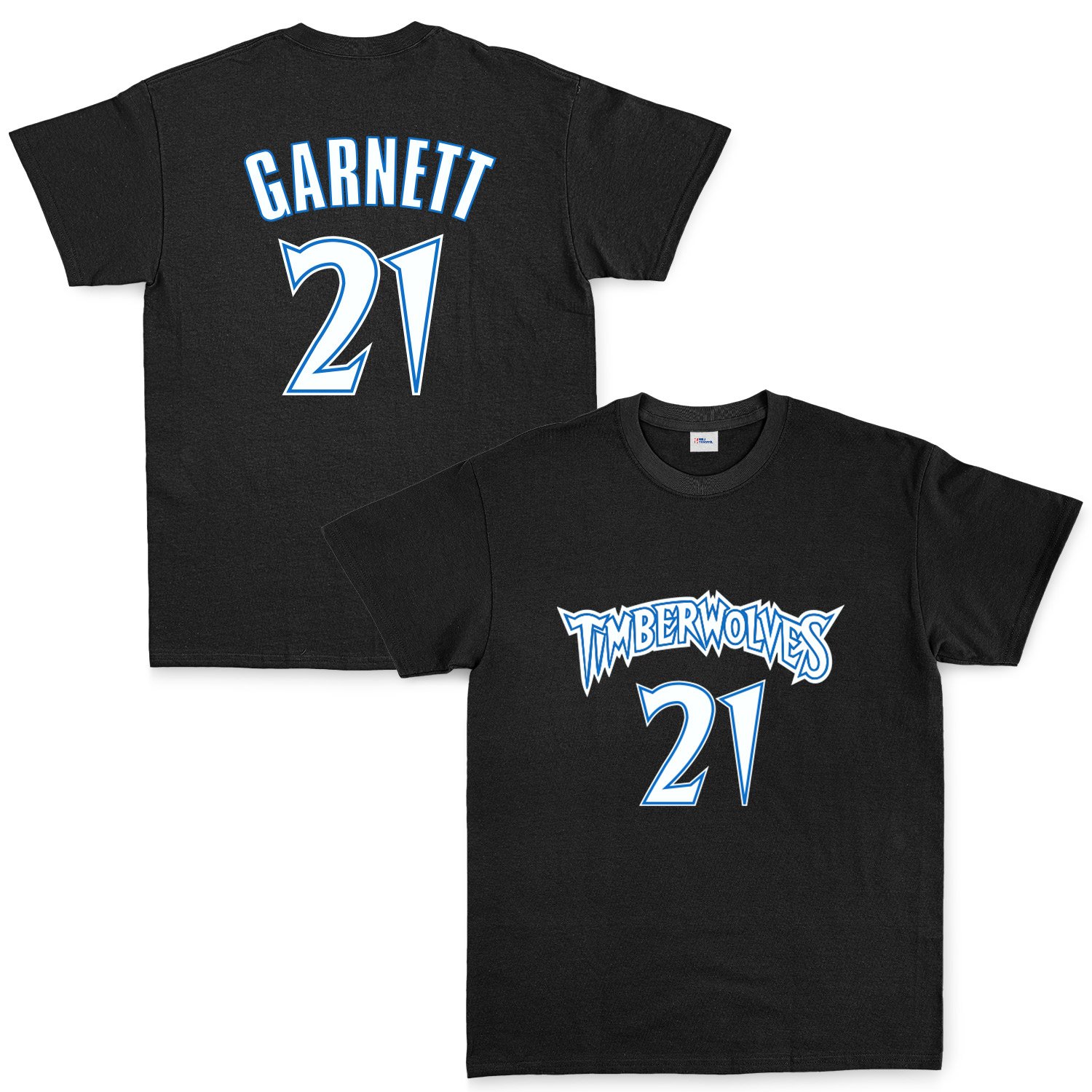 Kevin Garnett 21 THRBCK Forma Tişört S - Siyah