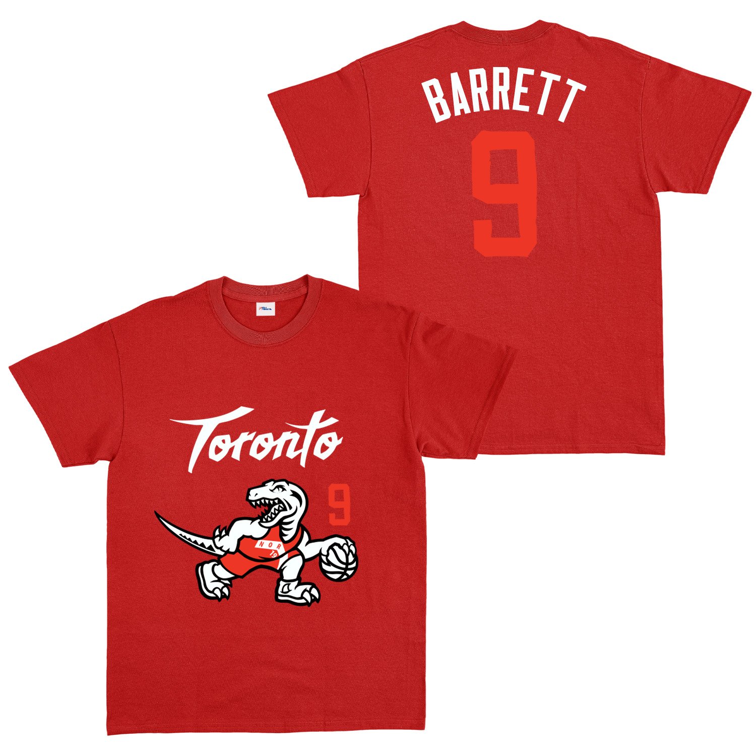 RJ Barrett 9 City Edition Raptors Tişört S - İndigo Mavisi