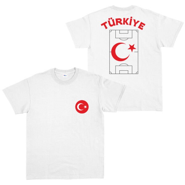 Türkiye Dünya Kupası 2026 Tişört L - Beyaz
