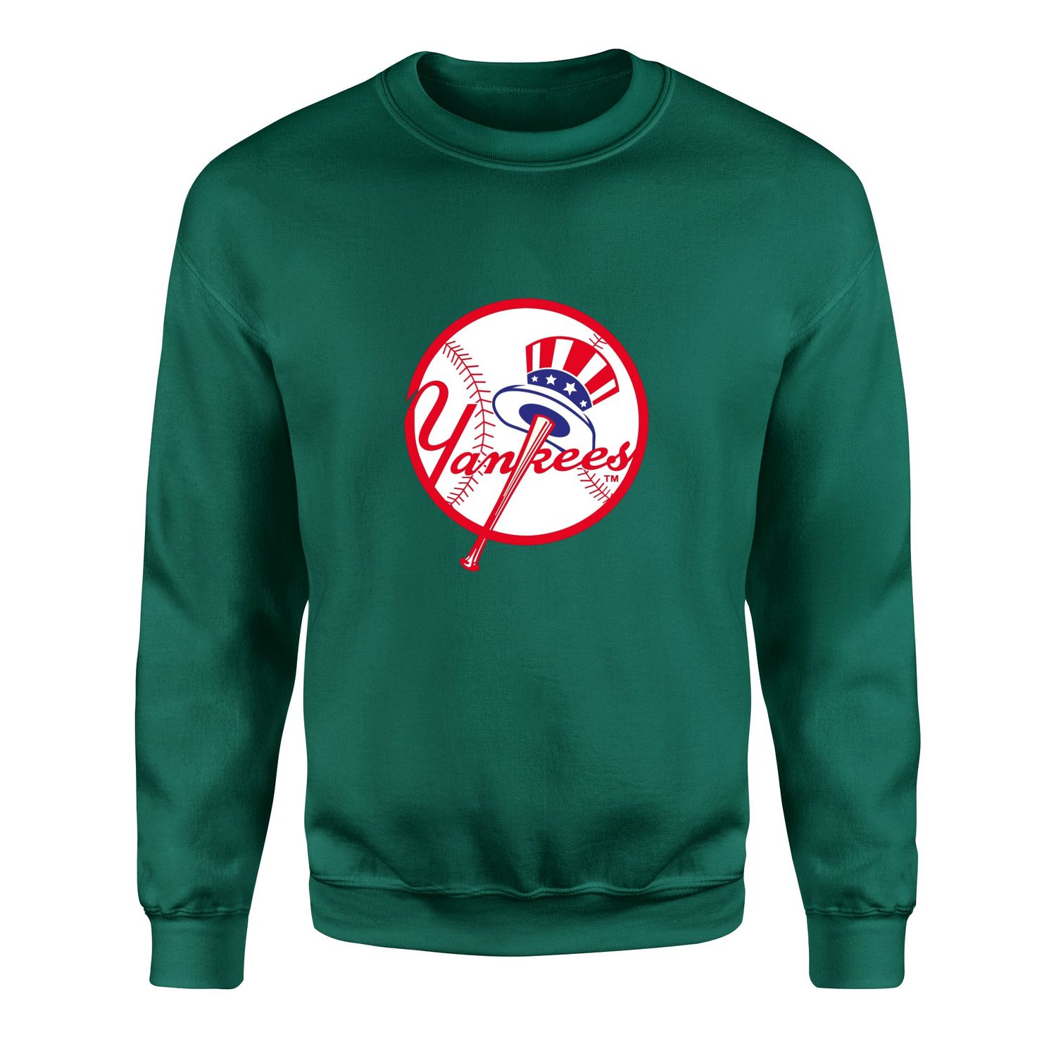 NY Yankees Uncle Sam Sweatshirt XL - Nefti Yeşili