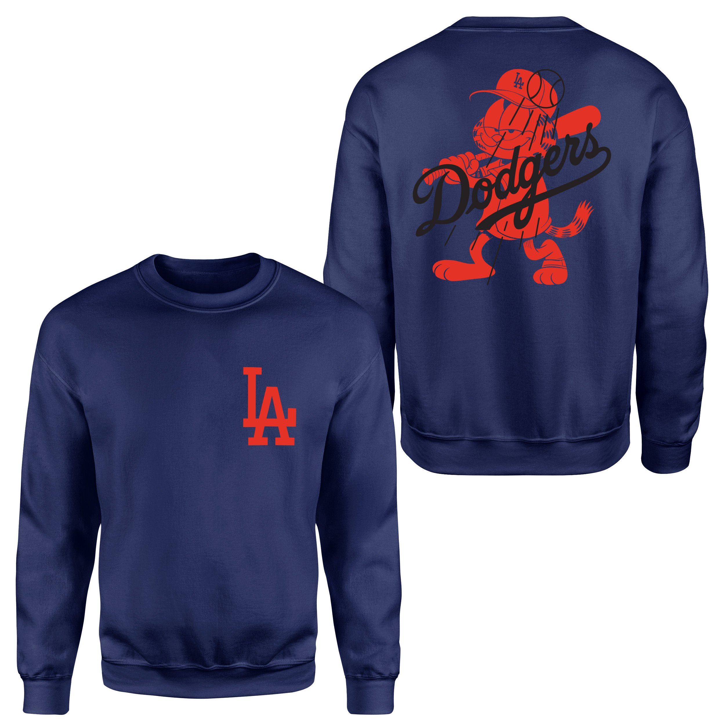 LA Dodgers x GRFLD Sweatshirt L - İndigo Mavisi