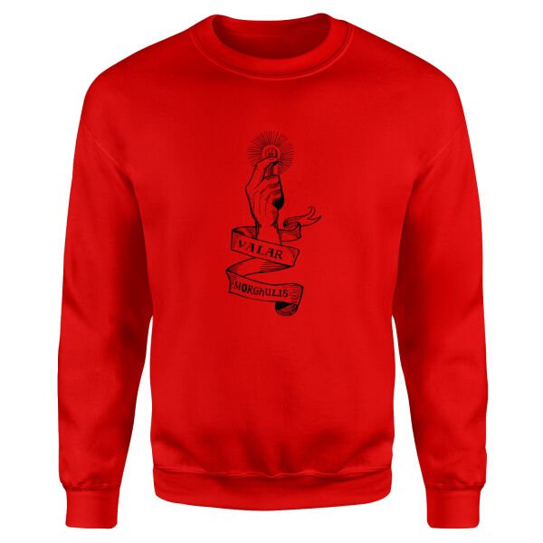 Valar Morghulis Sweatshirt M - Kırmızı