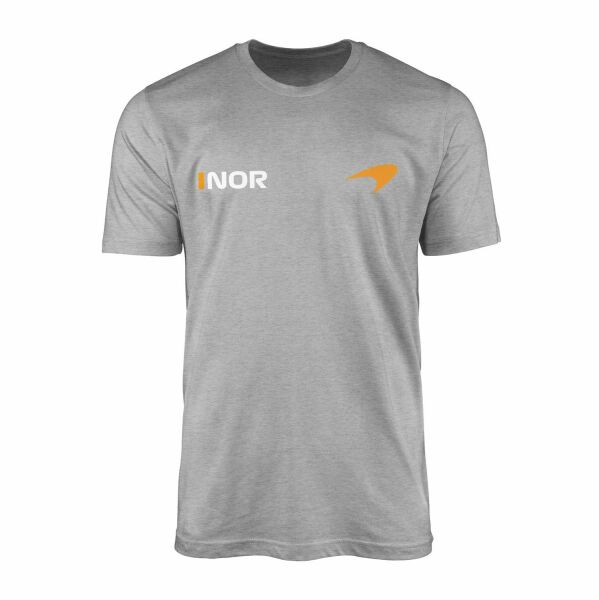 Lando Norris #NOR ID McLaren Racing Tişört XXL - Gri