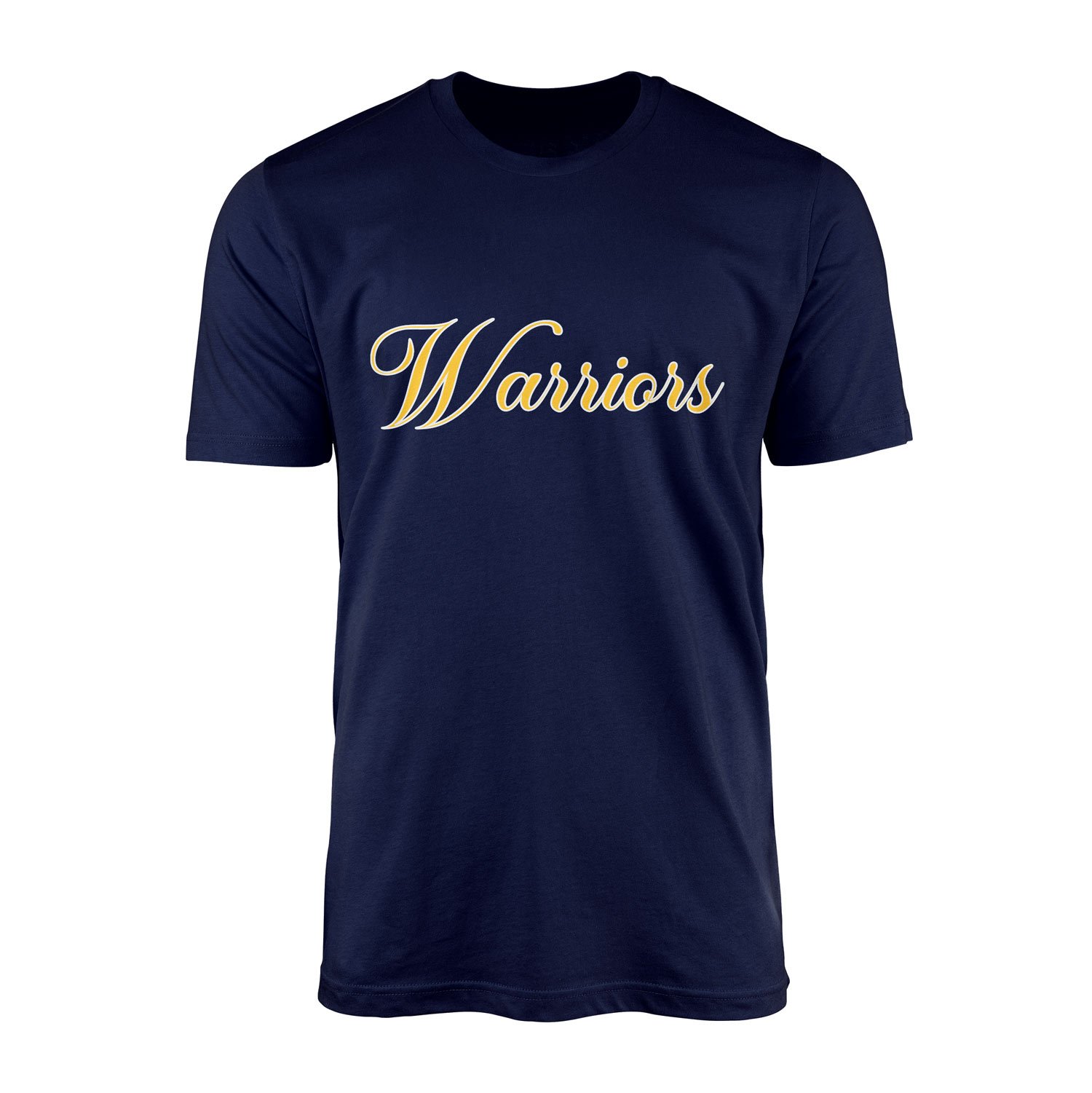 Warriors Cursive Tişört L - İndigo Mavisi