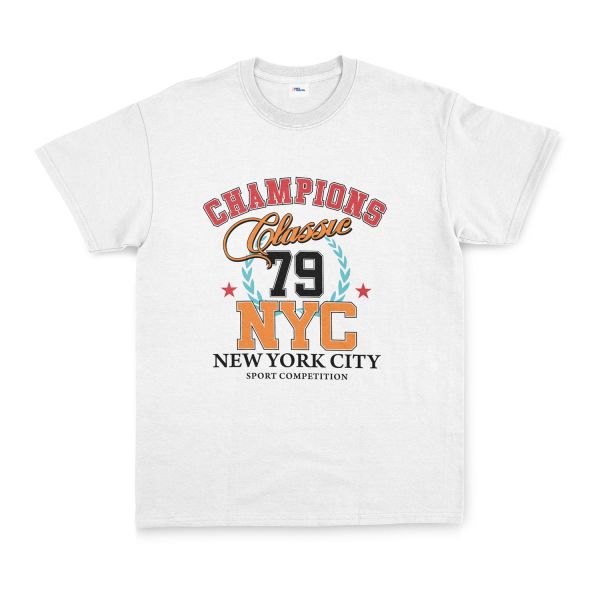Champions Classic NYC Tişört XL - Beyaz