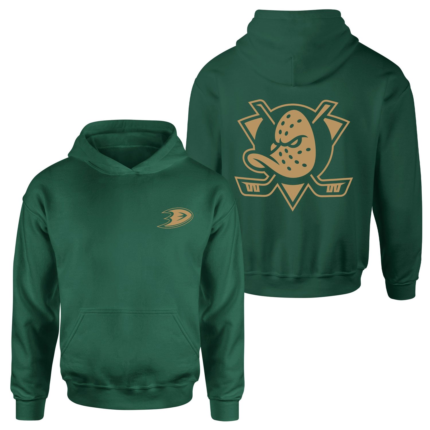 Anaheim Ducks SE Hoodie XL - Nefti Yeşili