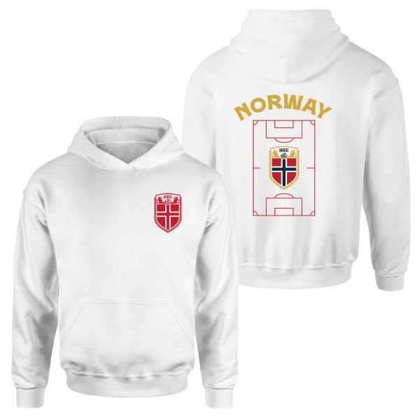 Norveç Dünya Kupası 2026 Hoodie S - Beyaz
