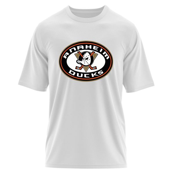 Anaheim Ducks Oversize Tişört L - Beyaz