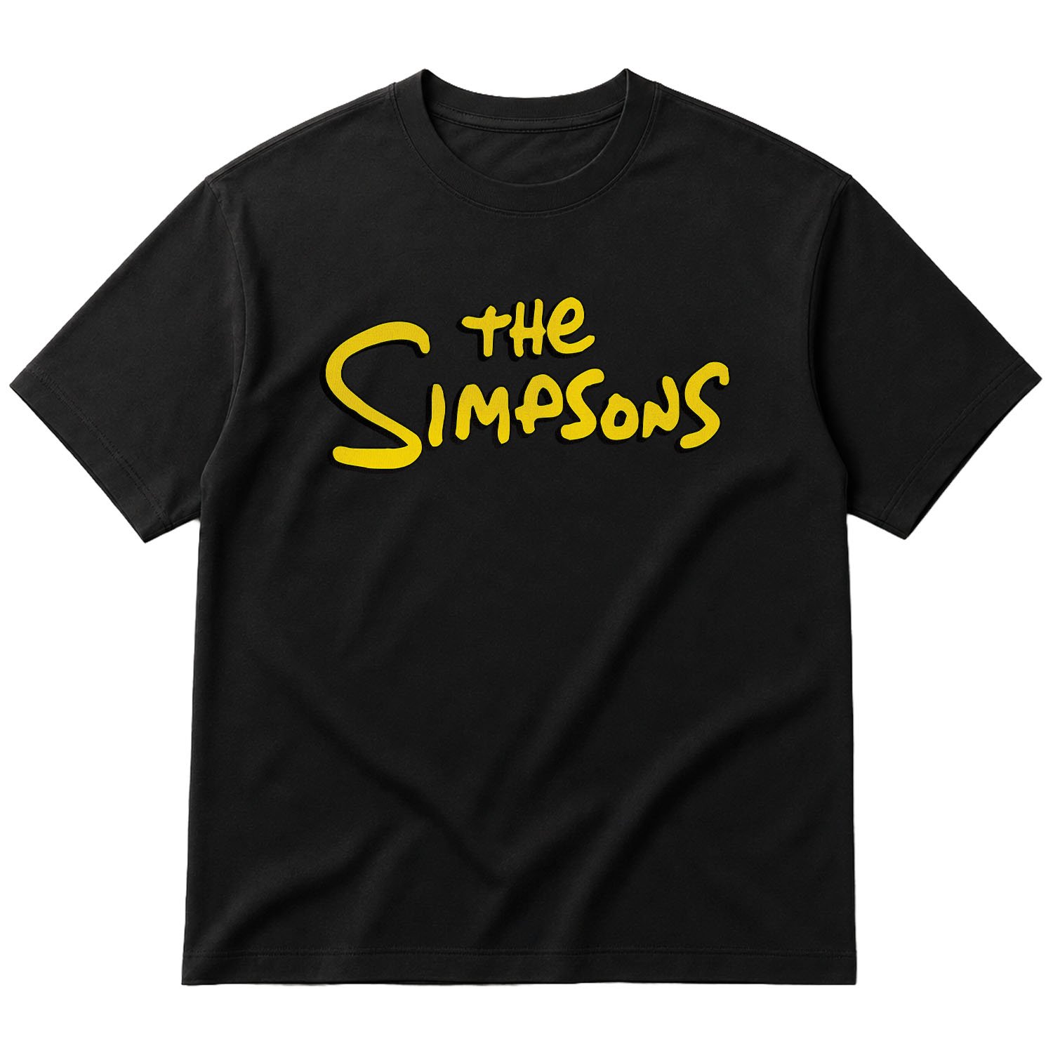 The Simpsons Oversize Tişört XL - Siyah