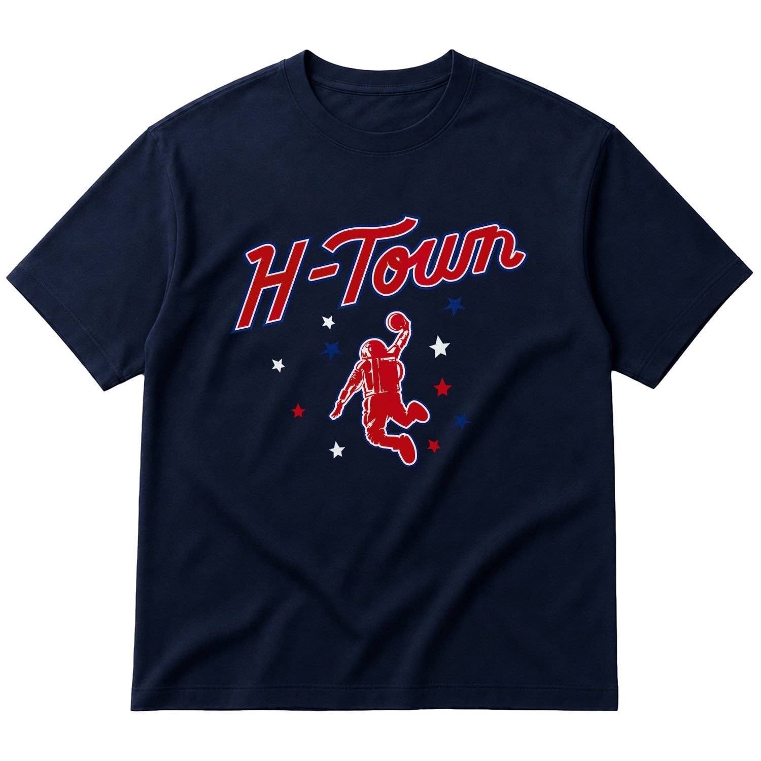 H-TOWN Rockets Oversize Tişört M - İndigo Mavisi