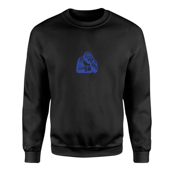 Goril Sweatshirt XL - Siyah