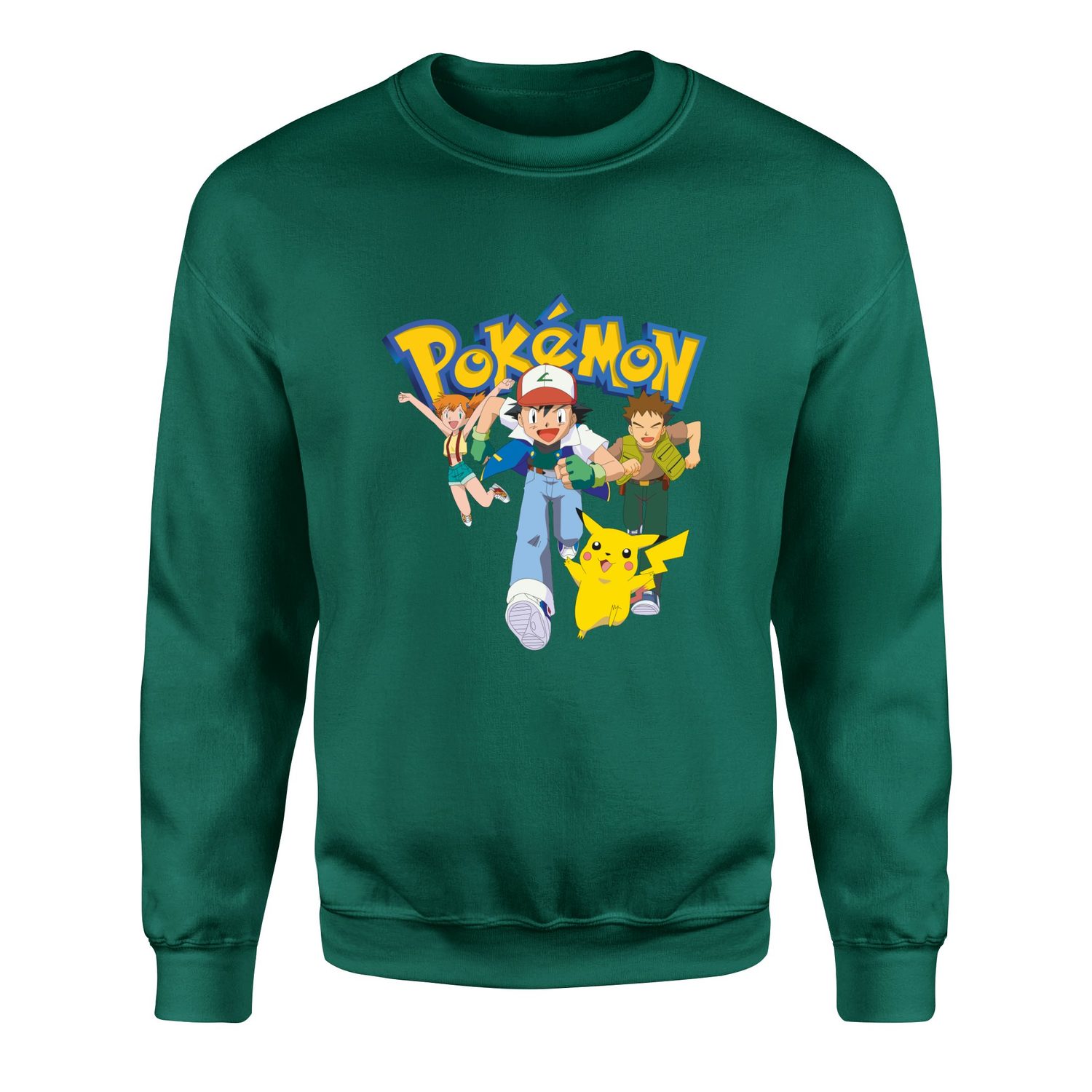 Pokemon Gotta Catch ’em All Sweatshirt XXL - Nefti Yeşili