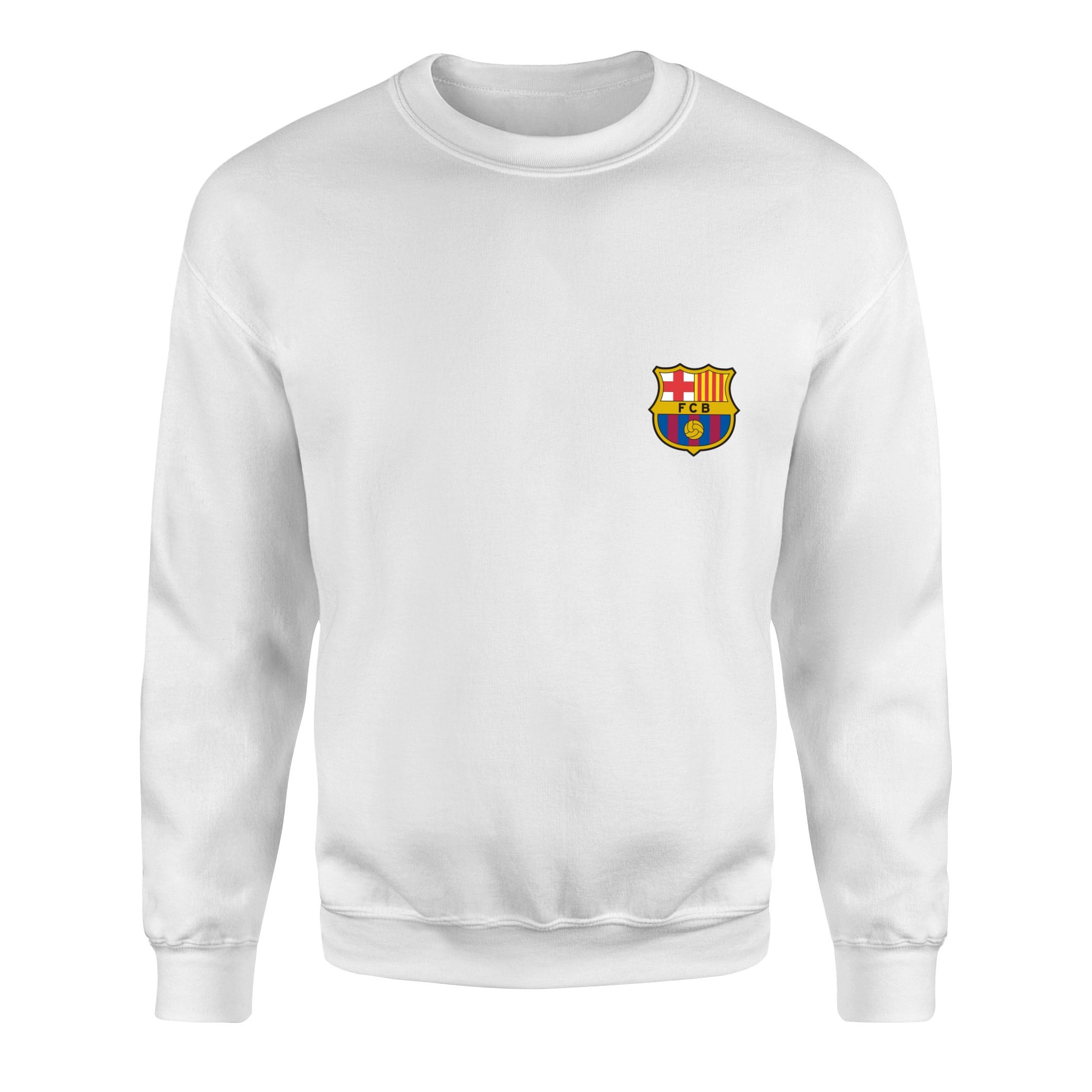 FC Barcelona Sweatshirt S - Beyaz